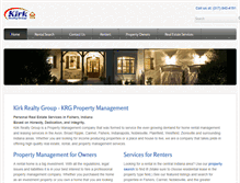 Tablet Screenshot of krgpropertymanagement.com